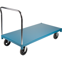 Heavy-Duty Platform Truck, 60" L x 30" W, 2000 lbs. Capacity, Rubber Casters Fastek