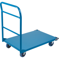 Shelf & Platform Truck, Steel, 24" W x 36" D x 40" H, 1300 lbs. Platform Capacity Fastek