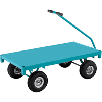 Platform Trucks - Ergonomic Platform Wagon Trucks, 24" W x 48" L, 1000 lbs. Capacity Fastek