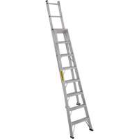 2700 Series Industrial Duty Multi-Way Ladders, 8', Aluminum, 250 lbs. Cap., ANSI 1, CSA 1 MF404 | Fastek