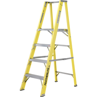 Industrial Heavy-Duty Platform Stepladders (6500 Series), 8', 300 lbs. Cap. Fastek
