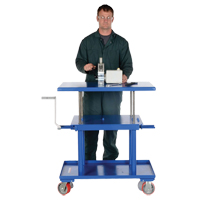 Hydraulic Lift Table, 24" L x 36" W, Steel, 2000 lbs. Capacity MF978 | Fastek