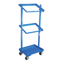 Stock Cart, Steel, 30-11/16" W x 19-1/4" D, 3 Shelves, 300 lbs. Capacity Fastek