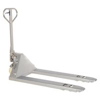 Pallet Truck, Stainless Steel, 48" L x 27" W, 5500 lbs. Capacity Fastek