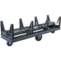 Bar Cradle Truck, 96" L x 28" W x 29" H, 10000 lbs. Capacity, Phenolic Wheels Fastek