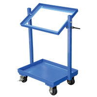 Stock Cart, Steel, 30-11/16" W x 19-1/4" D, 2 Shelves, 200 lbs. Capacity Fastek