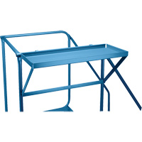 Mechanics/Maintenance Rolling Ladder, Steel, 4 Steps, 38" Platform Height Fastek