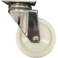 Roulette, Pivotant, 4" (101,6 mm), Nylon, 200 lb (91 kg) Fastek