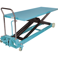 Heavy-Duty Hydraulic Scissor Lift Table, 80-1/8" L x 29-1/2" W, Steel, 2200 lbs. Capacity MJ525 | Fastek
