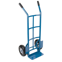 Heavy-Duty Hand Truck, Dual Handle, Steel, 46" Height, 800 lbs. Capacity Fastek