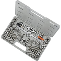 TD40H SAE HSS Tap & Alloy Die Set, 40 Pieces Fastek