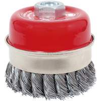 CKB3201T High Performance Knot Banded Cup Brush, 3-1/2" Dia. x 5/8"-11 Arbor Fastek