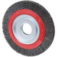 Crimped Wire Wheel, 10" Dia., 0.02" Fill, 2" Arbor Fastek