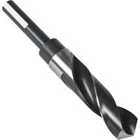 1/2" Reduced 3-Flat Shank Drill Bit, 33/64", High Speed Steel, 3" Flute, 118° Point Fastek