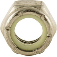 Nylon Lock Nut, 3/8" Dia., Stainless Steel, Fine MMB592 | Fastek