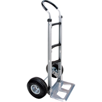 Knocked Down Hand Truck, Continuous Handle, Aluminum, 49-5/8" Height, 500 lbs. Capacity Fastek