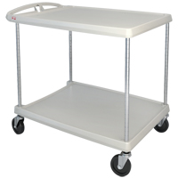 myCart Utility Cart, 2 Tiers, 26" x 36-7/8" x 36", 400 lbs. Capacity Fastek