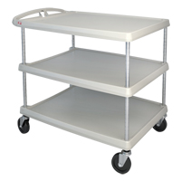 myCart Utility Cart, 3 Tiers, 26" x 36-7/8" x 36", 500 lbs. Capacity Fastek
