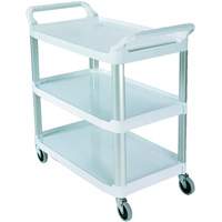 Open-Sided Shelf Cart, 3 Tiers, 40" x 37" x 20", 300 lbs. Capacity MN611 | Fastek