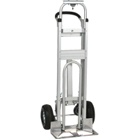Three-Position Spartan III Convertible Hand Truck, Aluminum, 750 lbs. Capacity Fastek