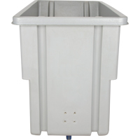 Tilt Truck, Polyethylene, 0.625 cu. yd., 500 lbs. Load Capacity Fastek