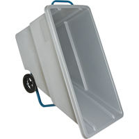 Tilt Truck, Polyethylene, 0.625 cu. yd., 850 lbs. Load Capacity Fastek
