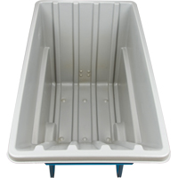 Tilt Truck, Polyethylene, 1.1 cu. yd., 2000 lbs. Load Capacity Fastek