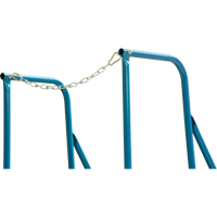 Escabeau roulant avec rails pour acc&egrave;s &agrave; une remorque, 4 marches, Largeur de la marche 22", Hauteur de la plateforme 37", Acier Fastek