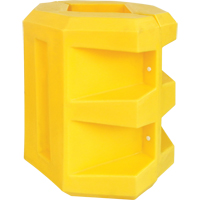 Short Column Protector, 6" x 6" Inside Opening, 24" L x 24" W x 24" H, Yellow MO040 | Fastek