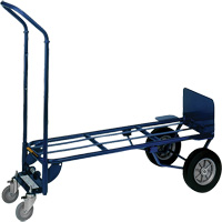 Deluxe Industrial Convertible Hand Truck, Steel, 1000 lbs. Capacity Fastek