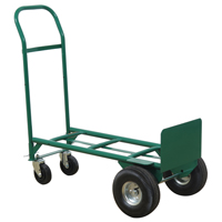 Greenline Economical Convertible Hand Truck, Steel, 600 lbs. Capacity Fastek