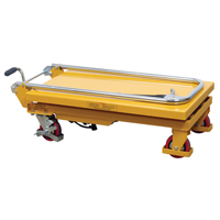 Hydraulic Scissor Lift Table, 17.75" L x 27.5" W/27-1/2" L x 17-3/4" W, Steel, 330 lbs. Capacity Fastek