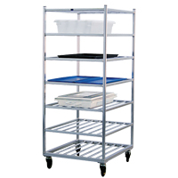Shelf Cart, 7 Tiers, 28-1/2" W x 69" H x 32" D, 525 lbs. Capacity MO461 | Fastek