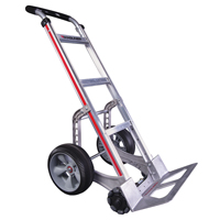 Self-Stabilizing Hand Truck, Continuous Handle, Aluminum, 55'' Height, 500 lbs. Capacity Fastek