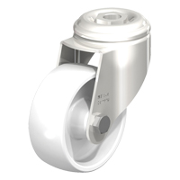 Stainless Steel Nylon Caster, Swivel, 3-1/8" (79.5 mm) Dia., 265 lbs. (120 kg.) Capacity Fastek