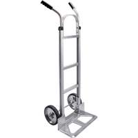 Knocked Down Hand Truck, Dual Handle, Aluminum, 50-5/8" Height, 500 lbs. Capacity Fastek