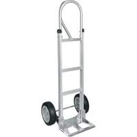 Knocked Down Hand Truck, P-Handle Handle, Aluminum, 52-1/8" Height, 500 lbs. Capacity Fastek