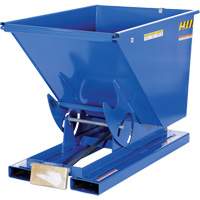 Self-Dumping Hopper, Steel, 1/2 cu.yd., Blue MO920 | Fastek