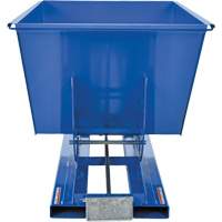 Self-Dumping Hopper, Steel, 1 cu.yd., Blue MO922 | Fastek