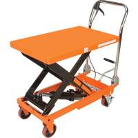 Hydraulic Scissor Lift Table, 32" L x 19-3/4" W, Steel, 1100 lbs. Capacity MP008 | Fastek