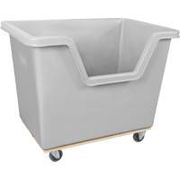 Easy Access Box Truck, Polyethylene, 45-3/4" L x 31-1/4" W x 37-3/4" H, 22 cu. ft. Volume, 1000 lbs. Capacity Fastek