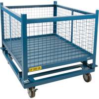 Dolly for Stacking Container, 48.5" W x 40-1/2" D x 10" H, 3000 lbs. Capacity MP096 | Fastek