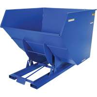 Self-Dumping Hopper, Steel, 4 cu.yd., Blue MP118 | Fastek