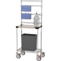 Poste de d&eacute;sinfection, Acier inoxydable, 24" x 60" x 14", Capacit&eacute; 900 lb Fastek