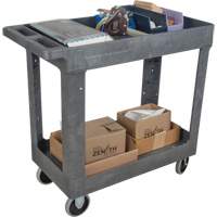 Utility Service Cart, 2 Tiers, 16-1/2" x 32-1/2" x 34-1/2", 550 lbs. Capacity Fastek