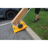 Portable Poly Hand Truck Curb Ramp, 1000 lbs. Capacity, 27" W x 27" L Fastek