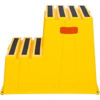 Escabeau industriel, 2 marches, 26" x 22-7/16" x Hauteur 19-11/16" Fastek