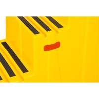 Escabeau industriel, 3 marches, 34-13/16" x 22-7/16" x Hauteur 28-1/2" Fastek