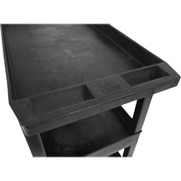 Tub Cart, 3 Tiers, 35-1/4" x 36-1/4" x 18", 300 lbs. Capacity Fastek