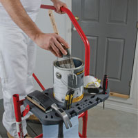 Buildman Portable Scaffold, 40-5/8" D x 4' H Fastek